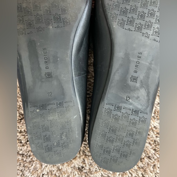 Birdies black leather The Starling loafer flats Women’s size 12 - Picture 6 of 9